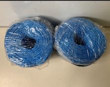 2 x Rolls of Perry Polypropylene Film Rope