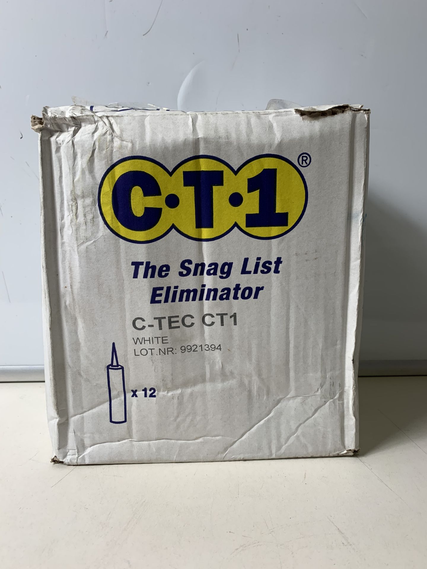 12 x C.T.1 White Unique Sealent & Construction Adhesive