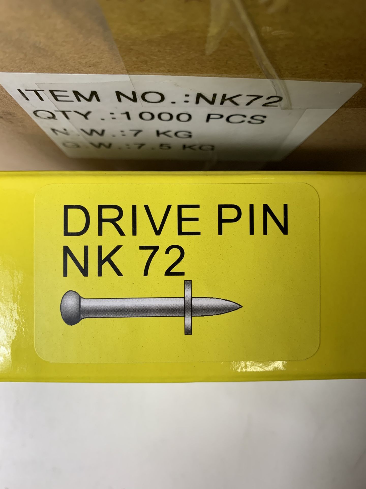 10 x Boxes of 100 Mr Fixings NK 72 Drive Pins - Image 2 of 2