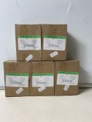 5 x Boxes Of 100 Pieces Stainless Steel CBS Double Flat HD Pozi Waxed Screws