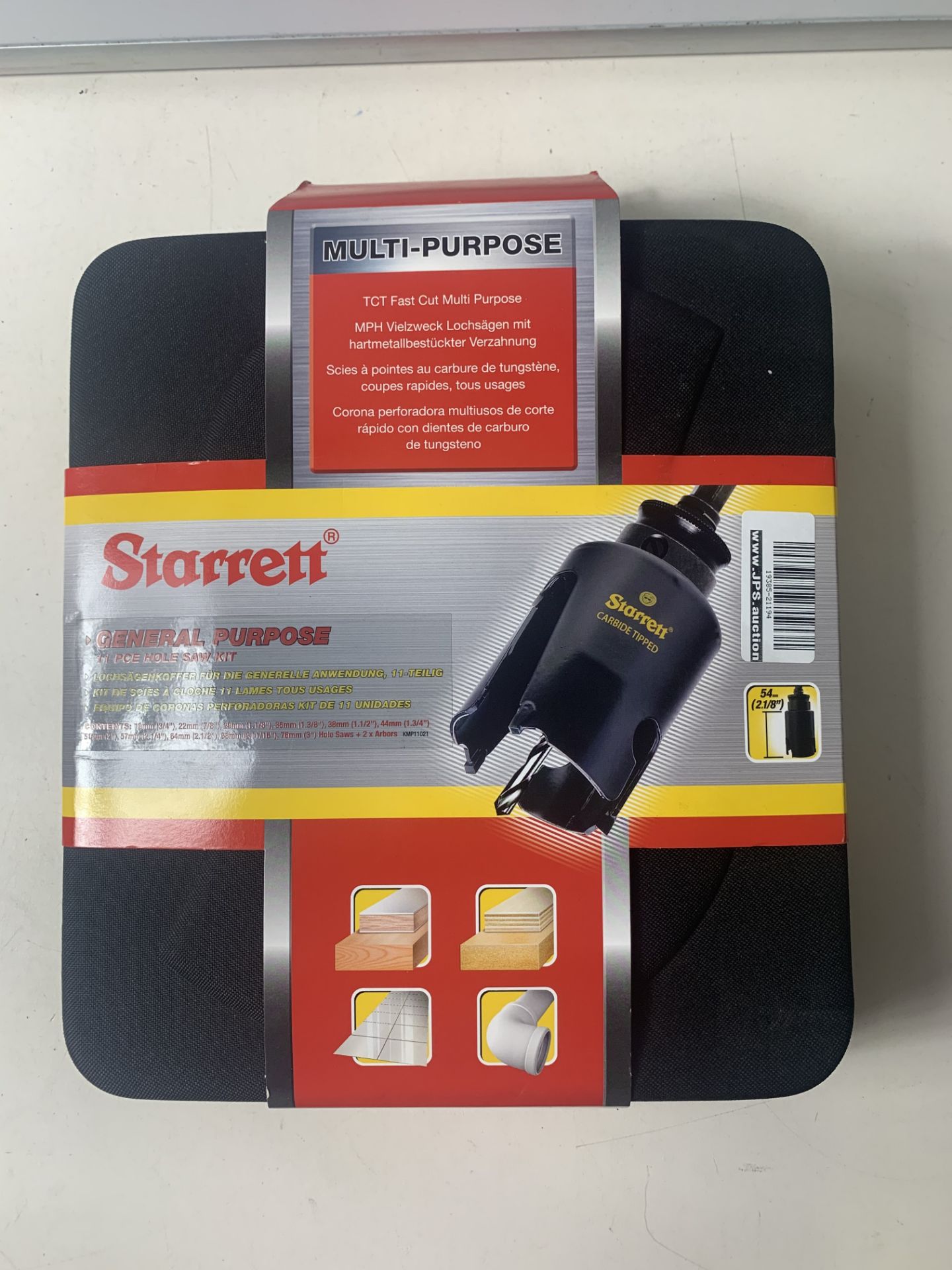 Starrett KMP11021 Starrett General Purpose 11 Piece TCT Holesaw Kit