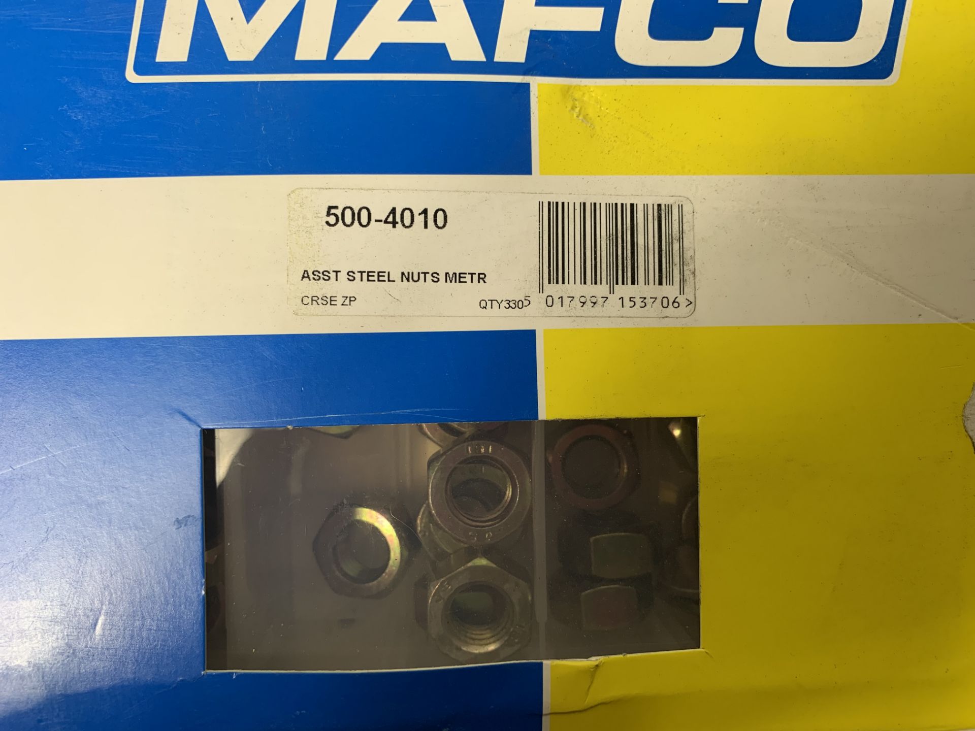 3 x Boxes of Mafco ASST Steel Nuts Metr - Image 2 of 2