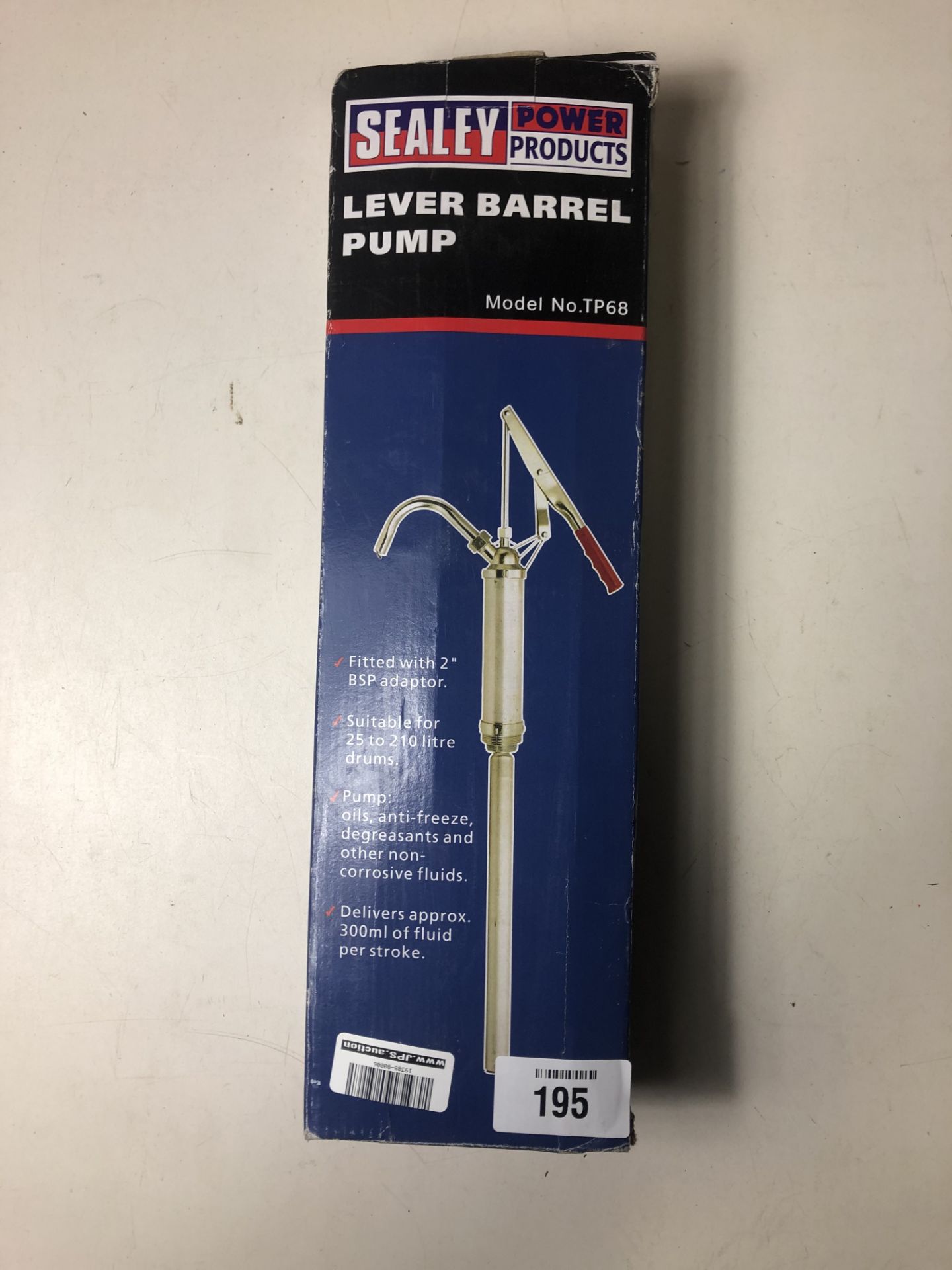 Sealey TP68 Lever Barrel Pump