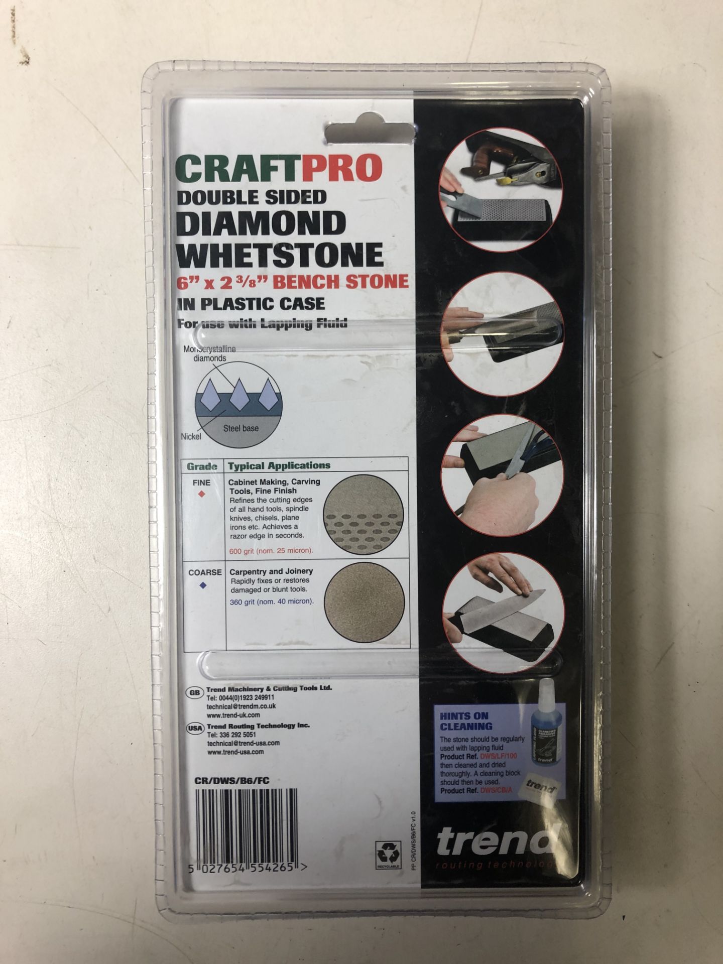 Trend TRECRB6FC Craftpro Bench Sharpening Stone