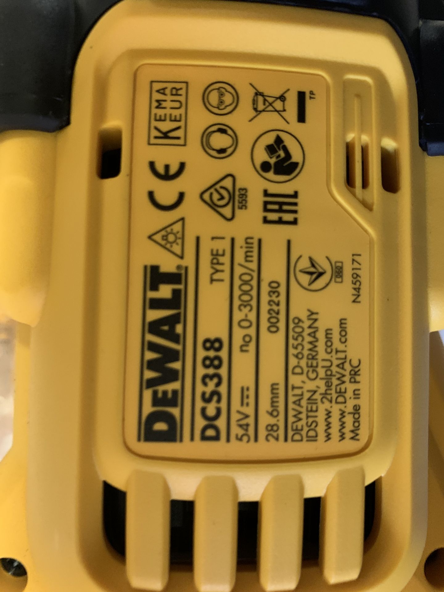 DeWalt 54v Reciprocating saw - Image 3 of 3