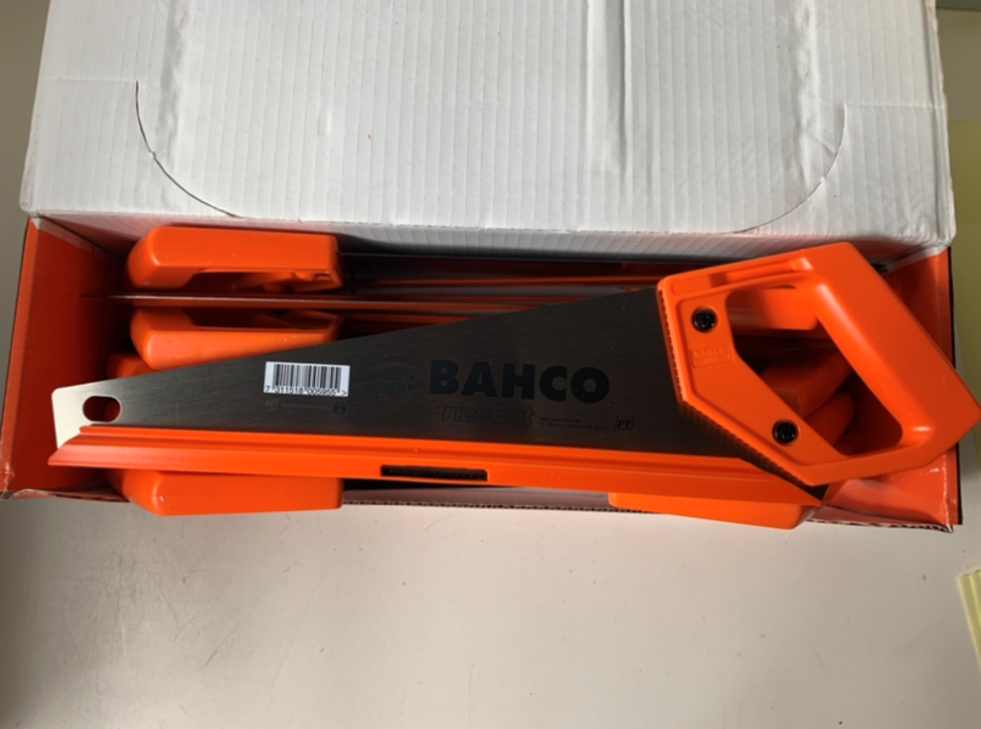 10 x Bahco PrizeCut Toolbox Handsaw BAH300DISP - Image 2 of 2