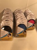 16 x Various Coloured Eye Masks