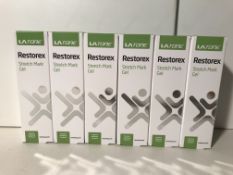 LA Muscle Restorex Anti Stretch Mark Cream | 6 x 100ml