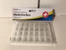 22 x Medicine Box | 7-Day Pill Organiser