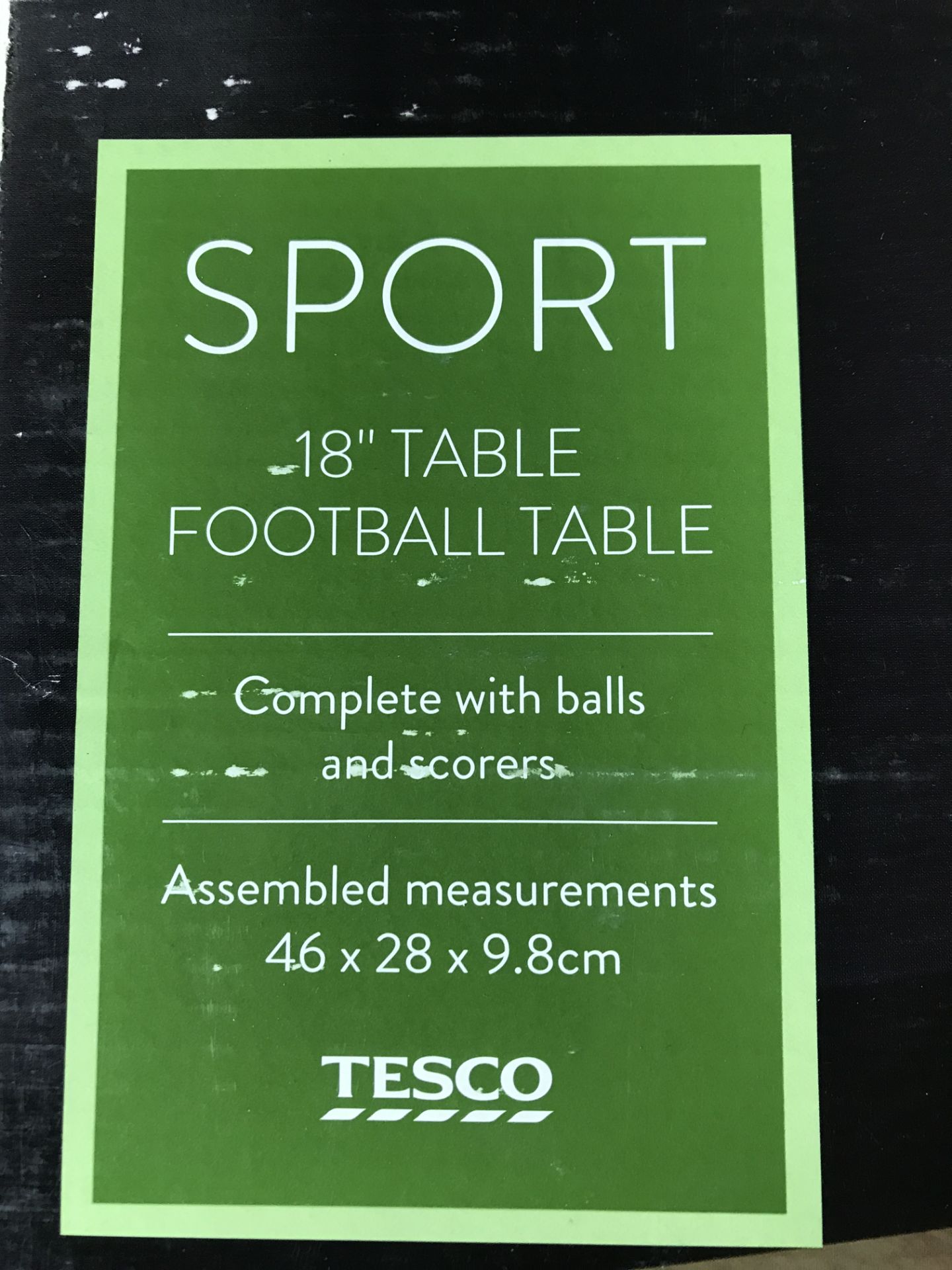 8 x Tesco 18'' Football Table Set - Image 2 of 3