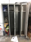 5 x Metal Single Locker Units