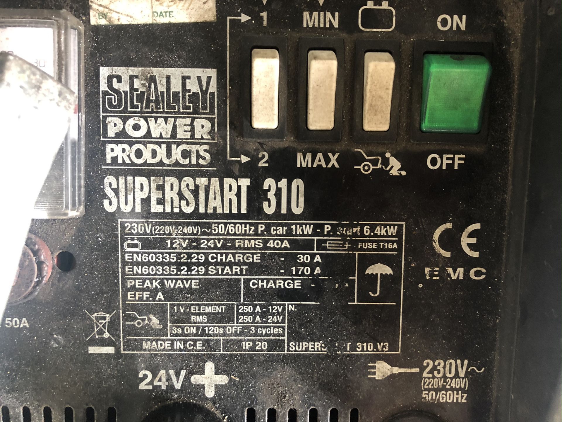Sealey Superstart 310 Starter/Charger - Image 2 of 2