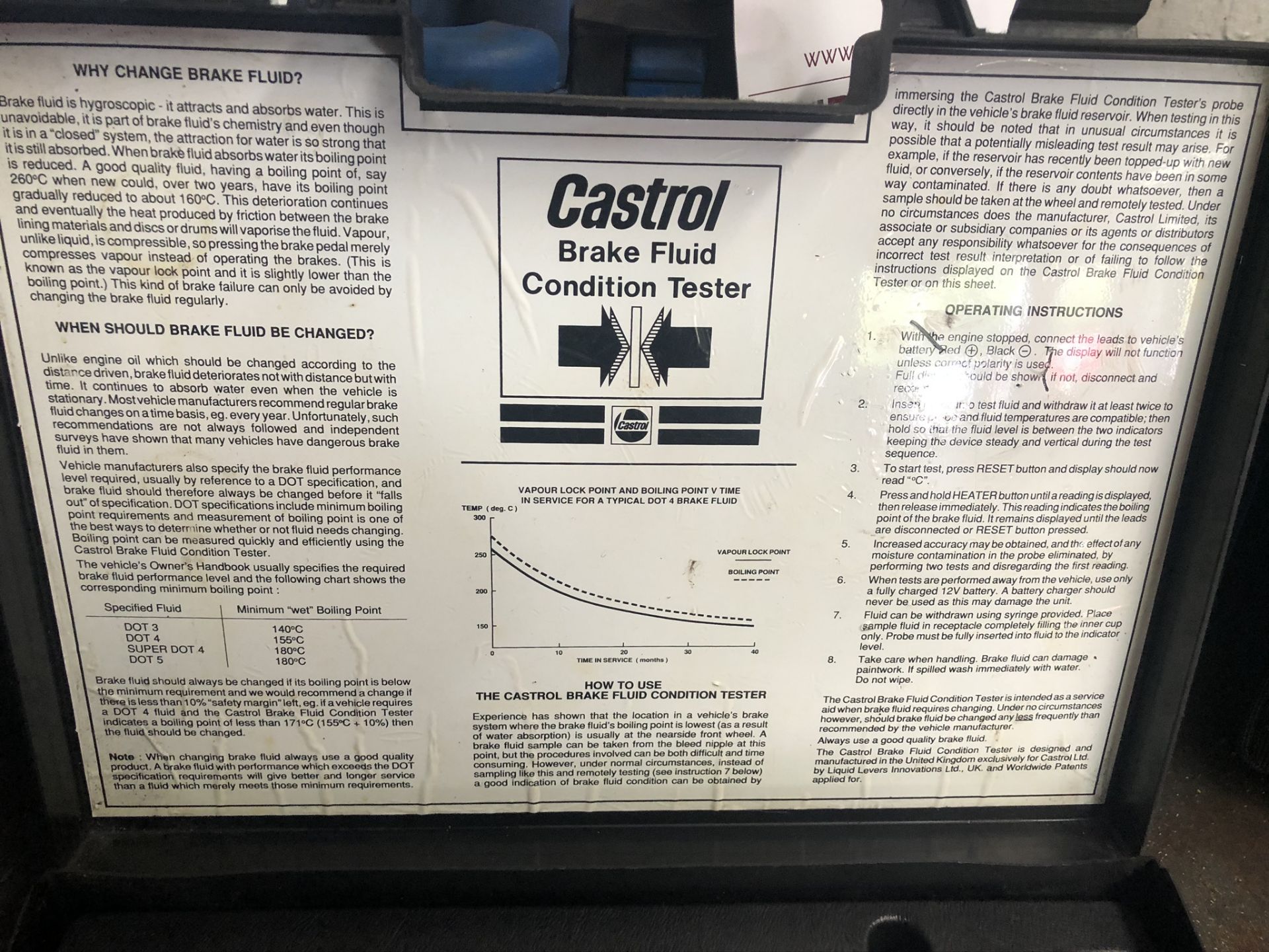 Castrol BTG 200 Brake Fluid Condition Tester - Image 3 of 3