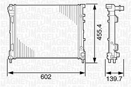 Magneti Marelli BM1208 Engine Radiator