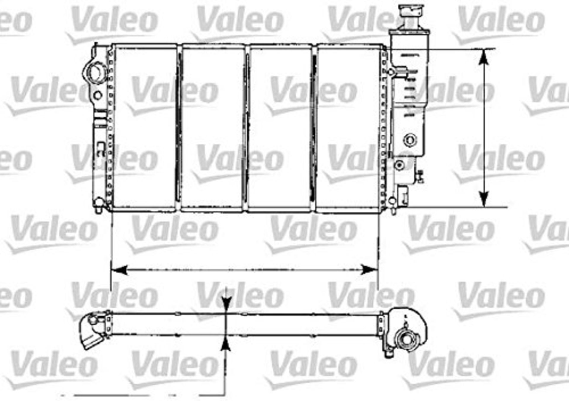 Valeo Service 730974 Radiator