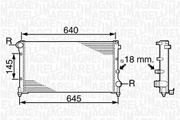 Magneti Marelli BM382 Engine Radiator