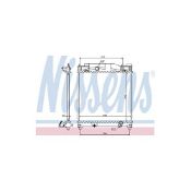 Nissens 646816 Radiator, engine cooling