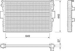 Magneti Marelli BM183 Engine Radiator