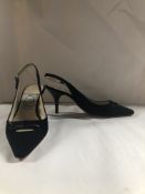 Emma Hope's Shoes Black Calf Heels.EU 37 RRP £390.00