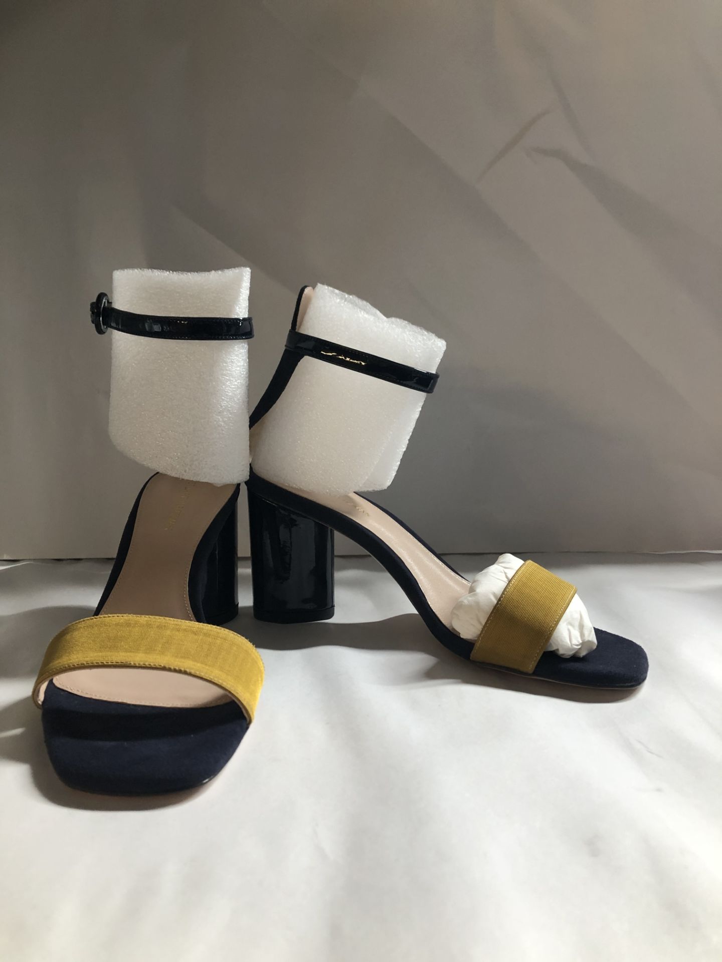 Stuart Weitzman Kendra Ochre Moare Heels. EU 38 RRP £295.00