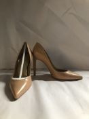 Stuart Weitzman Curvia Adobe Kid Heels. EU 36.5 RRP £280.00