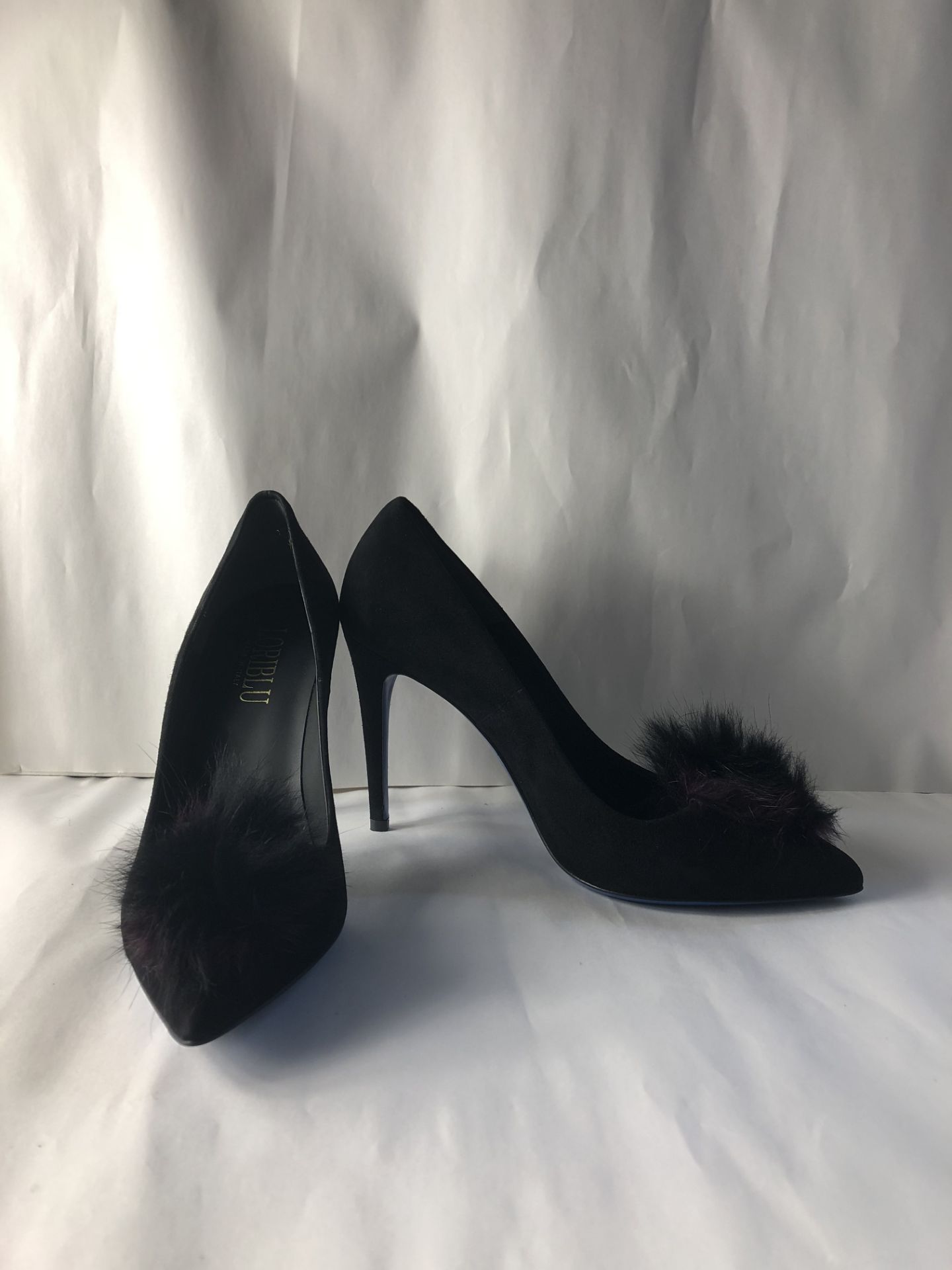 Loriblu Fuscia Fur Heels. EU 40 RRP £349.00