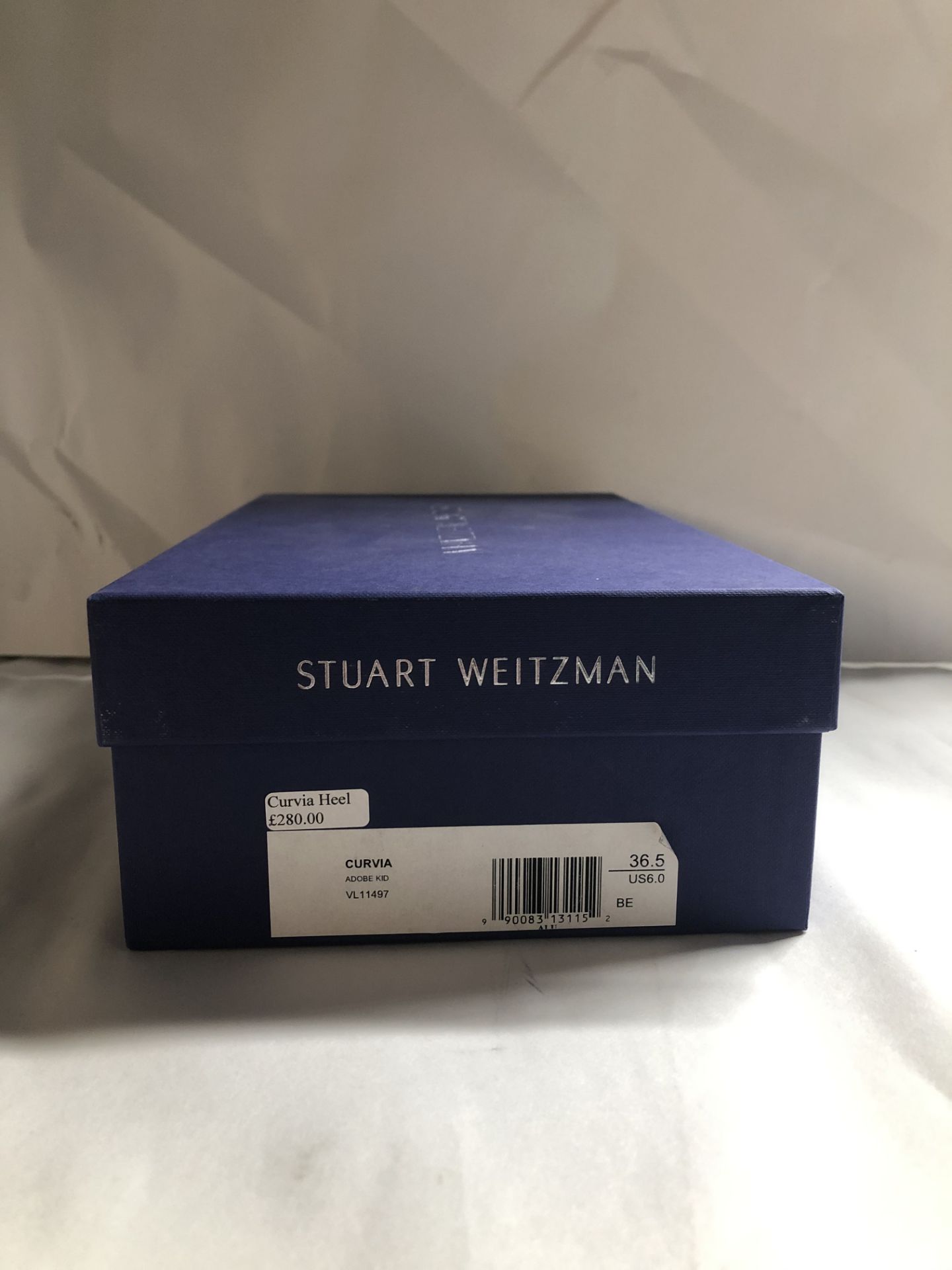 Stuart Weitzman Curvia Adobe Kid Heels. EU 36.5 RRP £280.00 - Image 2 of 2