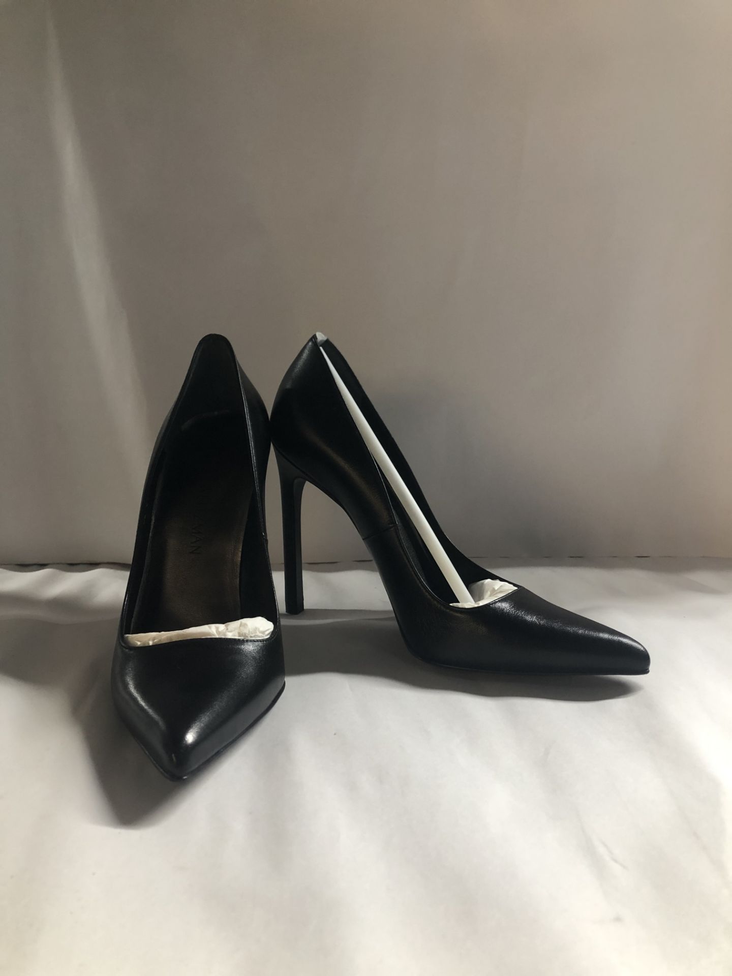 Stuart Weitzman Tia Black Supple Kid Heels.EU 37.5 RRP £290.00