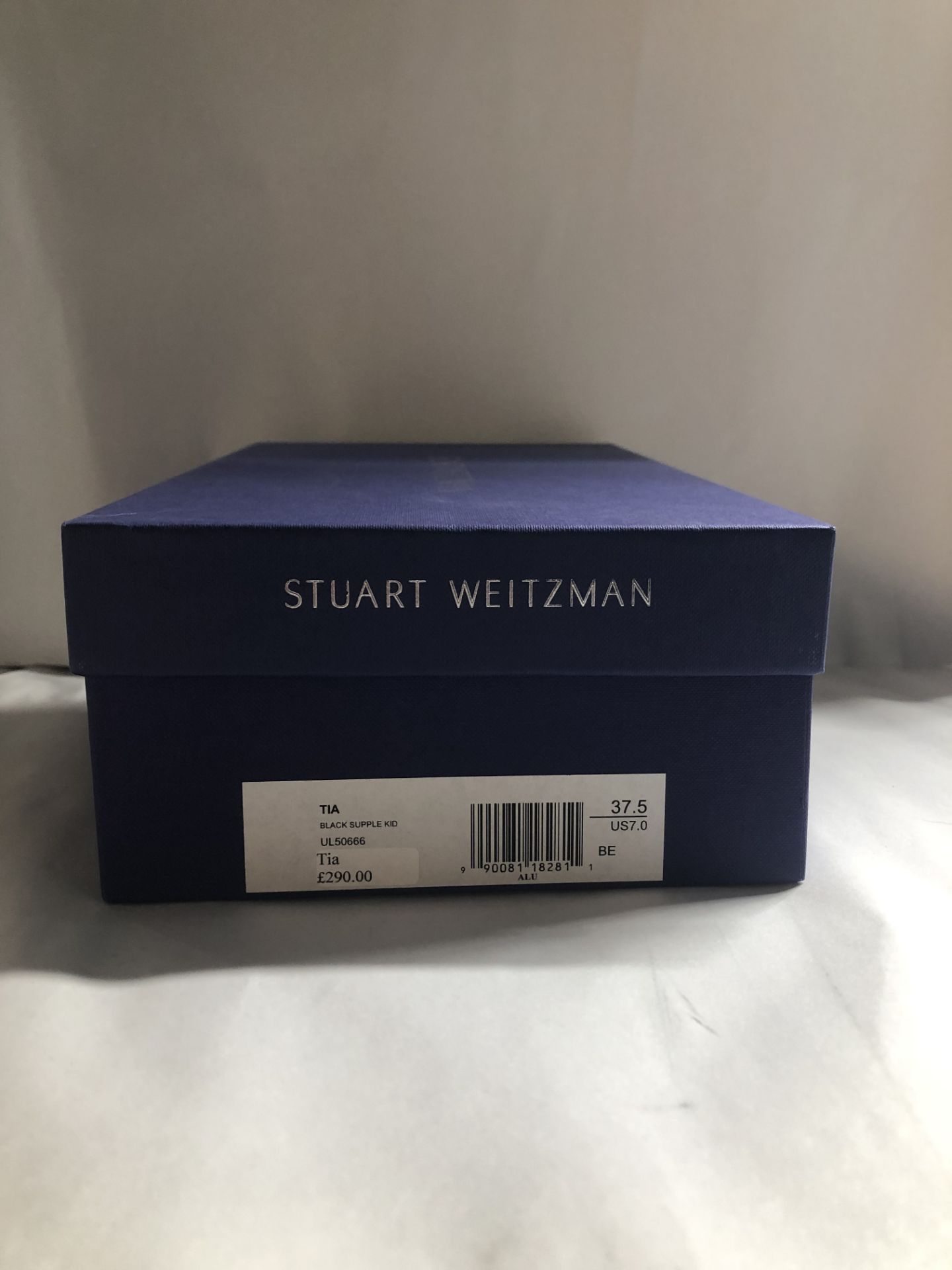 Stuart Weitzman Tia Black Supple Kid Heels.EU 37.5 RRP £290.00 - Image 2 of 2