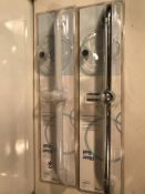 2 x Shower Riser Rails