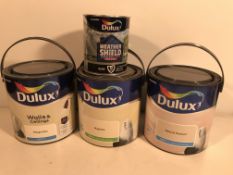 4 Tins of Dulux Paint