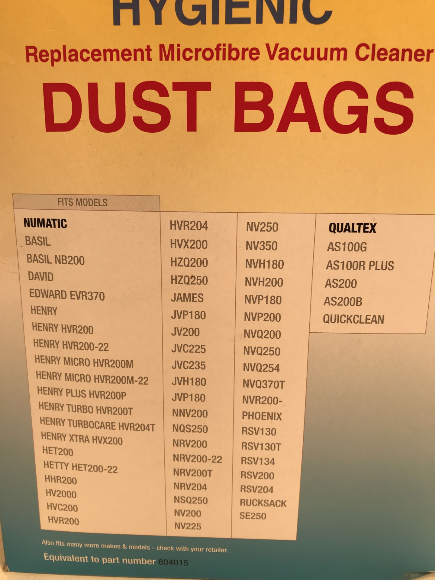 Henry Vacuum Dust Bags - Image 2 of 4