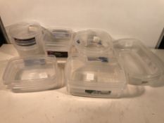 13 x Various Plastic Tubs