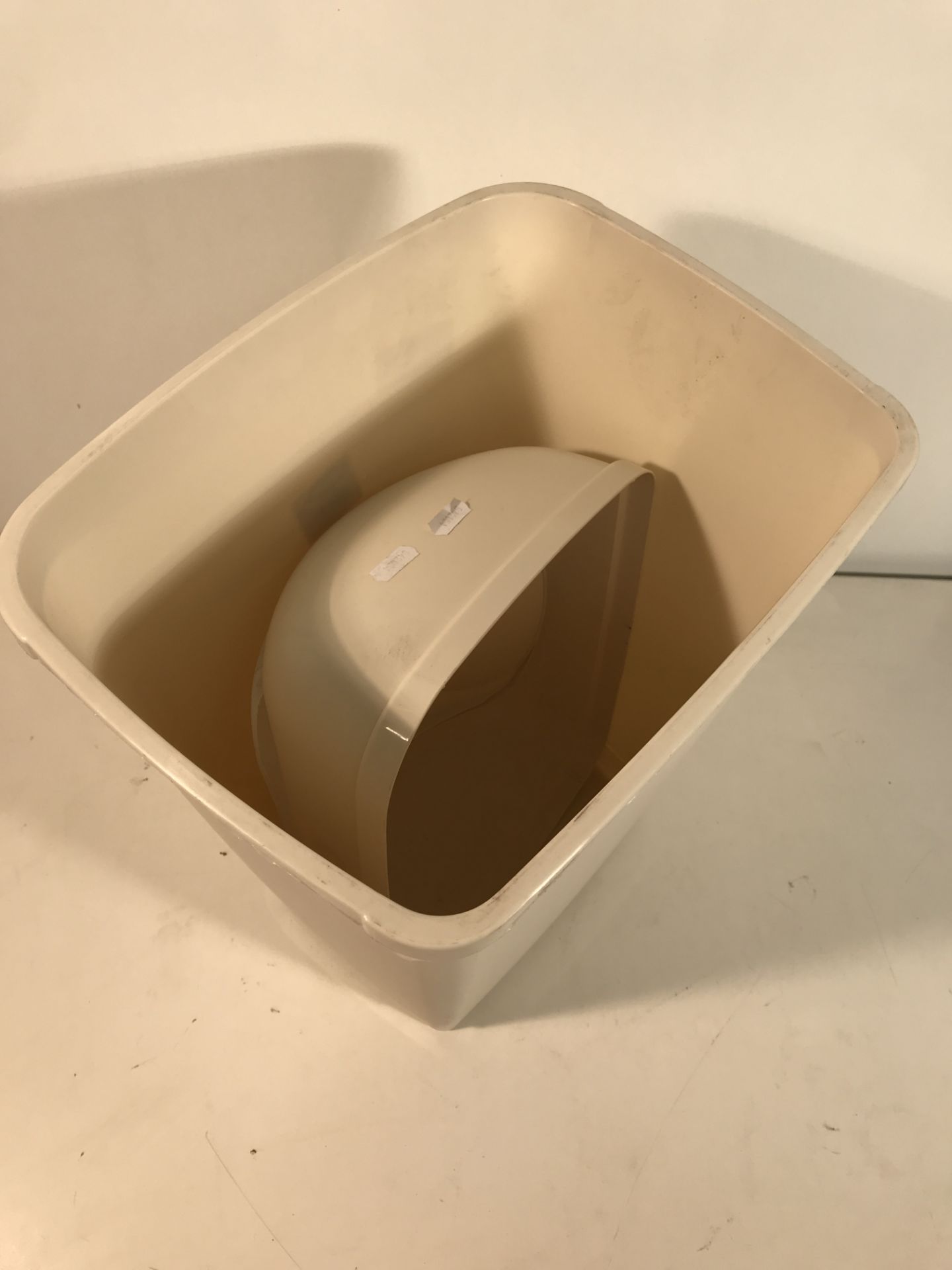 25L Swing Lid Bin (Cream) - Image 3 of 3