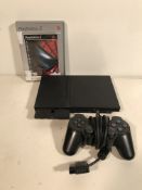 PlayStation 2 W/ Spiderman & Controller