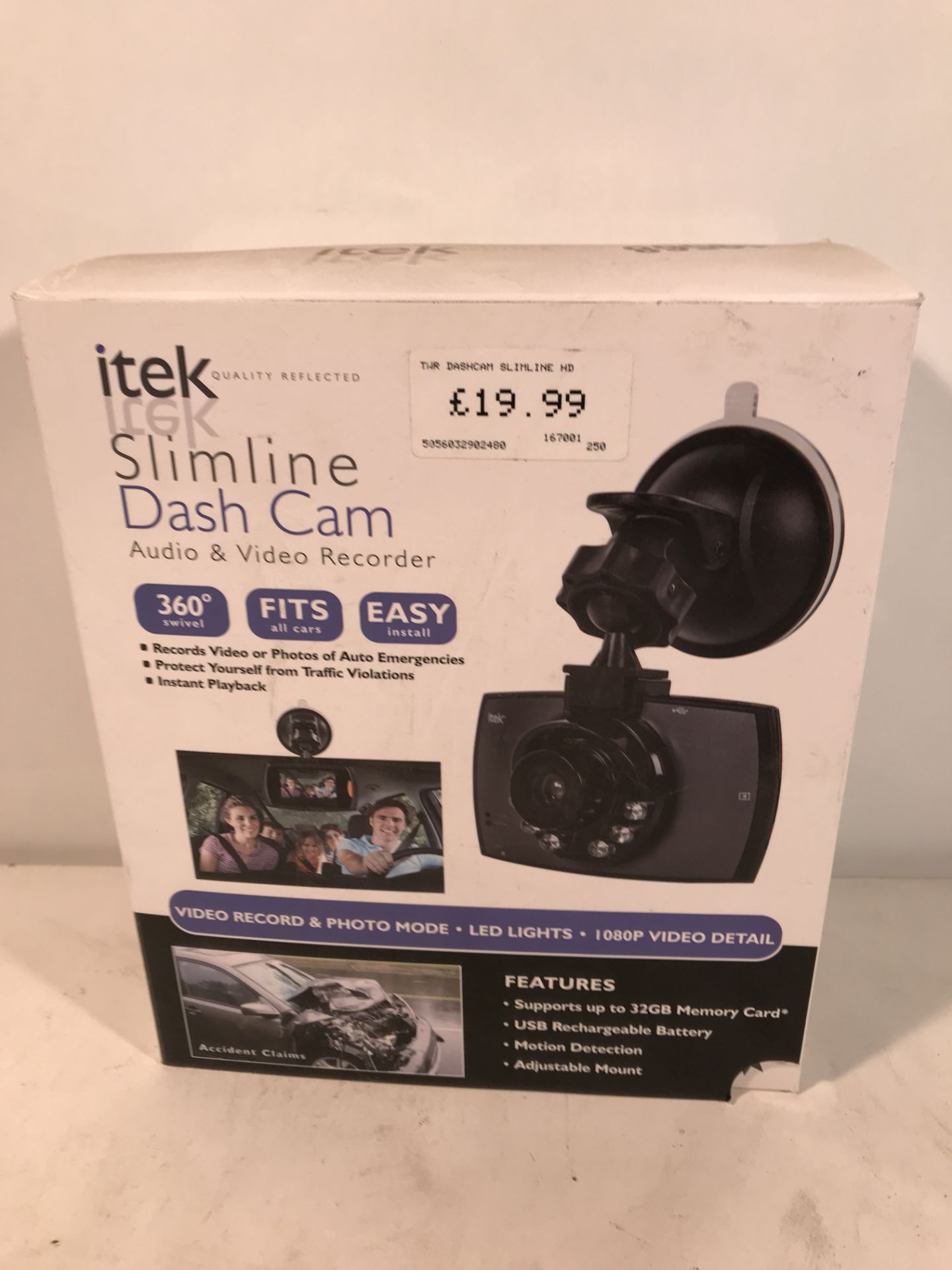 Itek Slimline Dash Cam