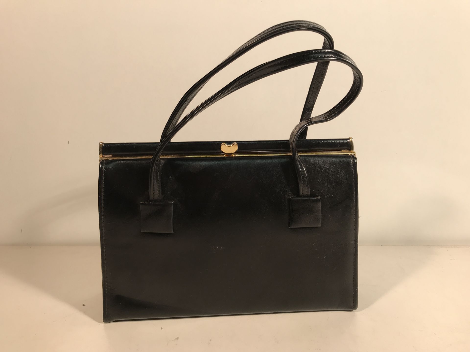 Black Leather Handbag