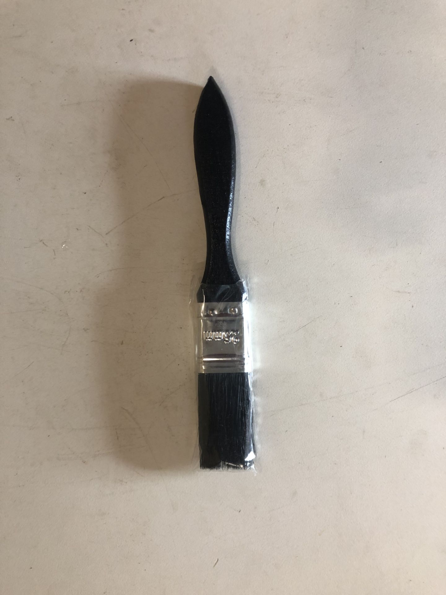 36 x 1 inch Black Handle Throwaway Brush
