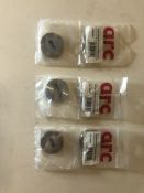 3 x Arc Lever Key Escutcheons