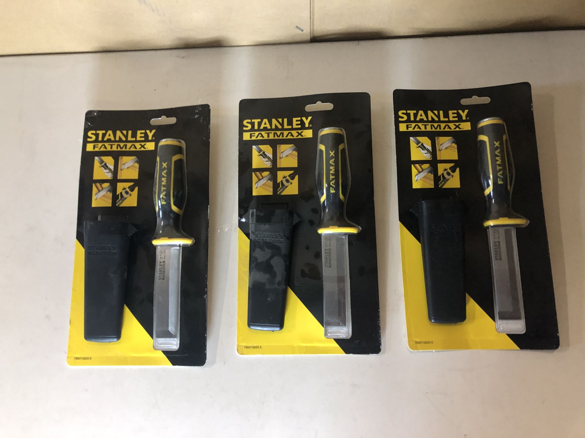 3 x Stanley FatMax Wrecking Knife 25mm