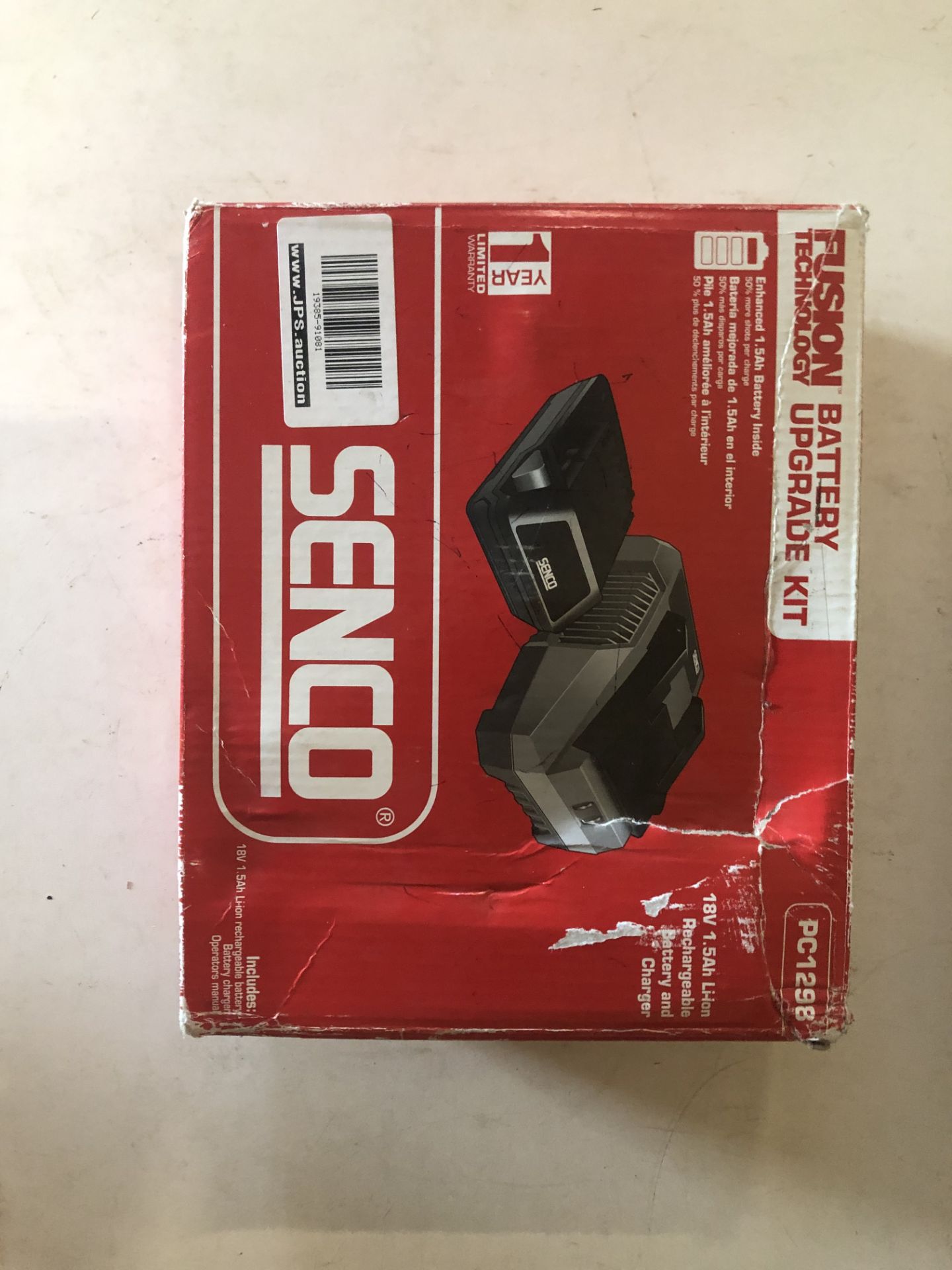 Senco Fusion 18v 1.5Ah Battery and Charger Upgrade Kit