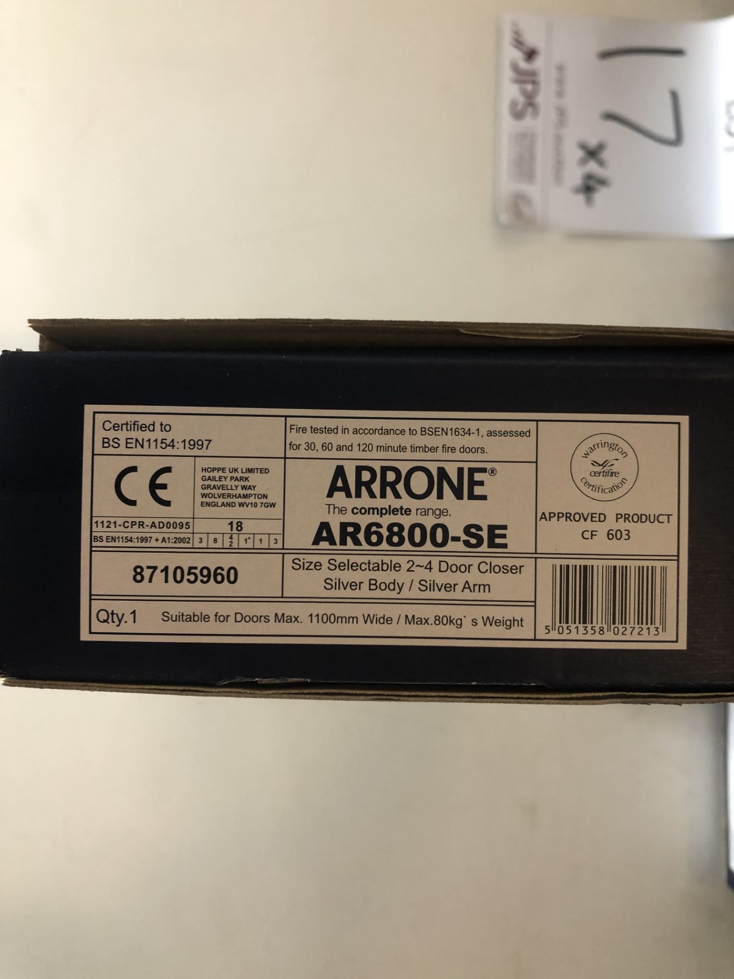 4 x ARRONE AR6800-SE Size Selectable 2-4 Door Closer - Image 2 of 2