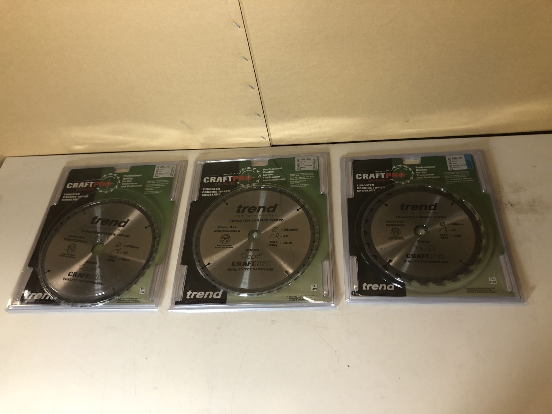 Mixed Lot Of Trend Craft Pro Saw Blades. See description. - Image 2 of 3