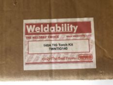 Weldability 140A TIG Torch Kit