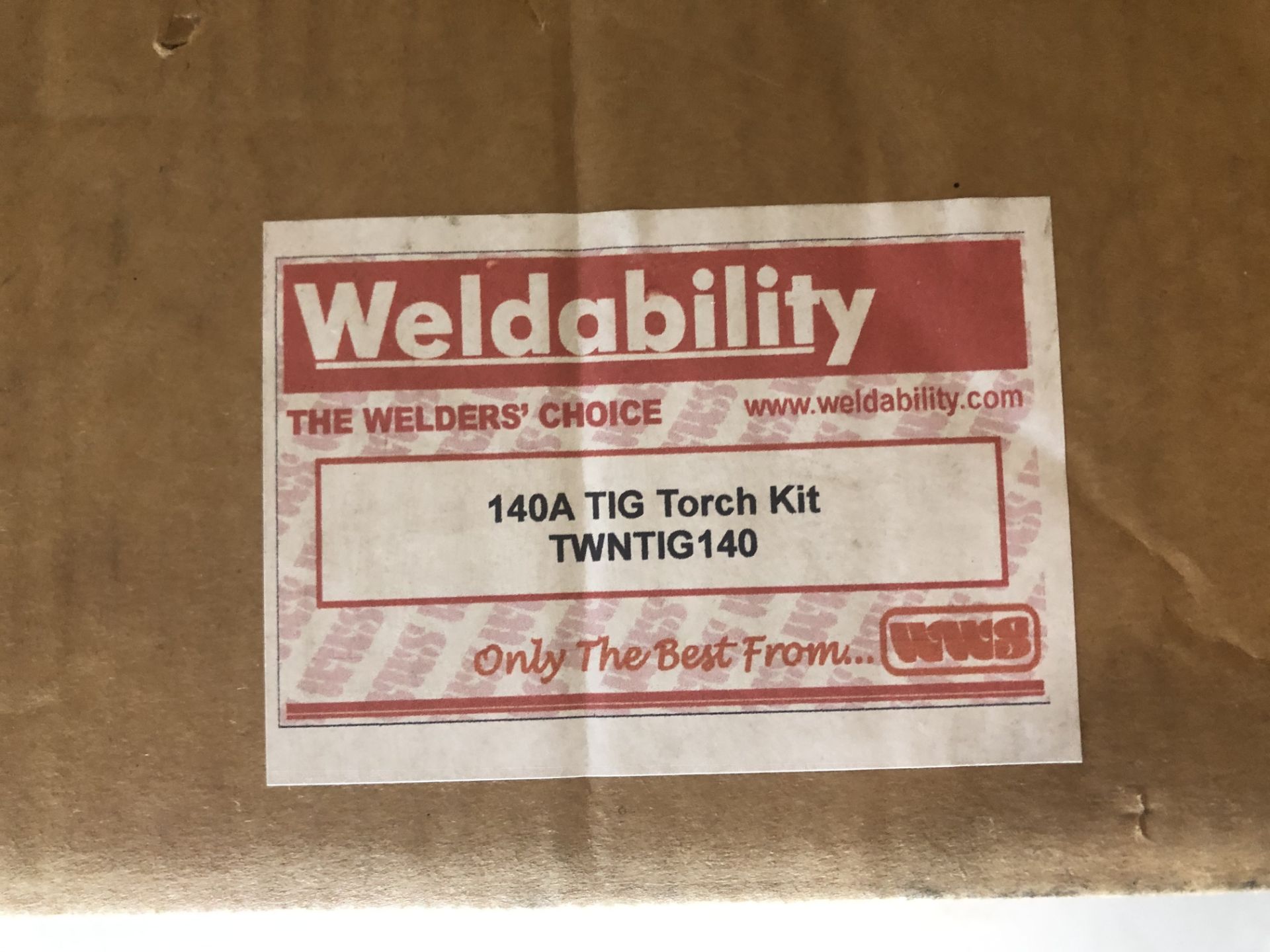 Weldability 140A TIG Torch Kit