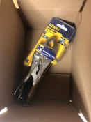 4 x Irwin Vise-Grip Curved Jaw Locking Pliers