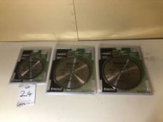 Mixed Lot Of Trend Craft Pro Saw Blades. See description.