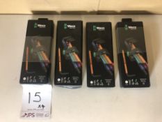 4 x WERA L-KEY SET