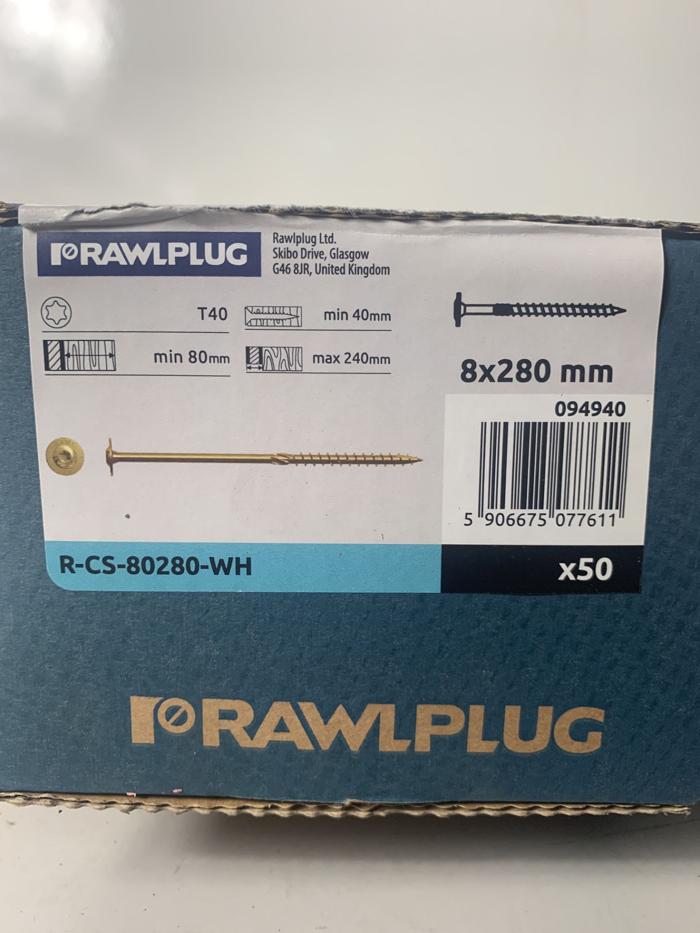 Rawplug 280mm Timber Screws - Image 3 of 3