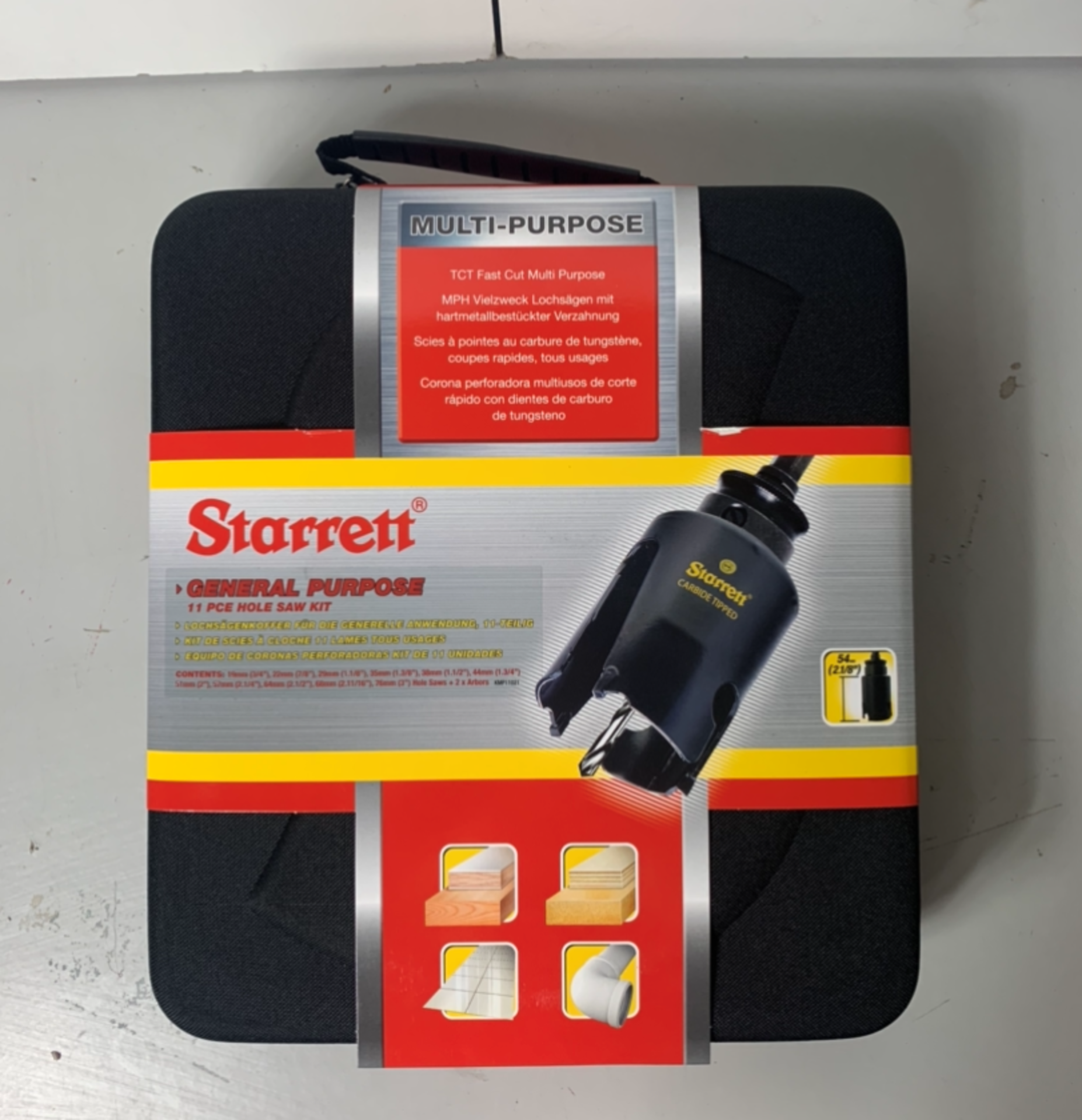 Starrett Kmp11021 Tct Multi Purpose Holesaw Kit